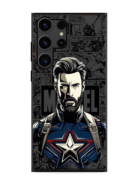 Premium Print Glass Case for Samsung S23 Ultra (a81)