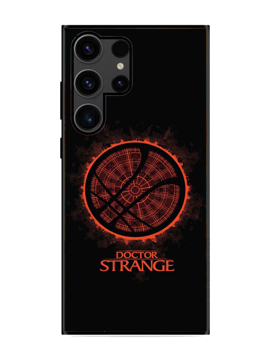 Doctor Strange Print Glass Case for Samsung S23 Ultra (a83)