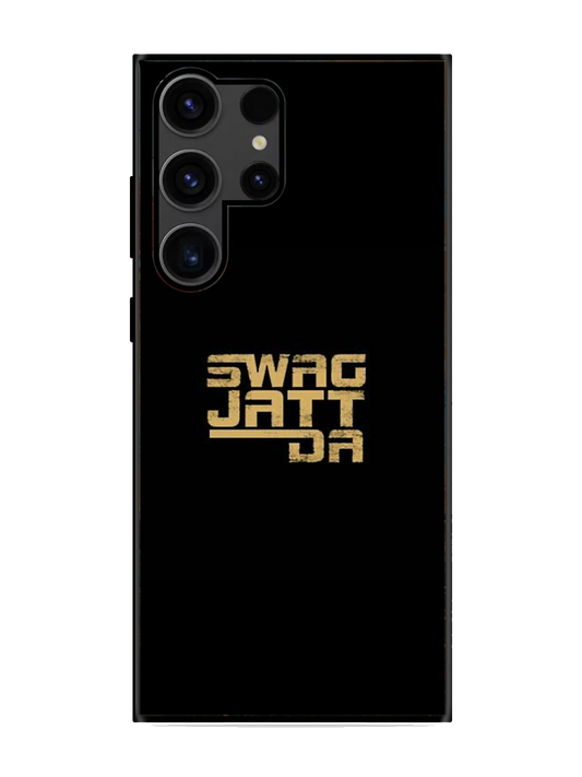Swag Jatt Da Print Glass Case for Samsung S23 Ultra (a91)