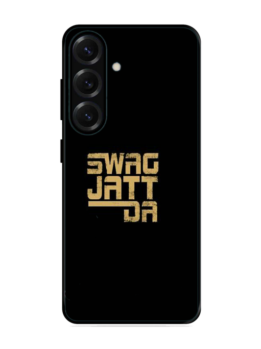 Swag Jatt Da Print Glass Case for Samsung S25 (A91)
