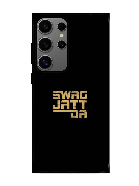 Swag Jatt Da Print Glass Case for Samsung S24 Ultra (A91)