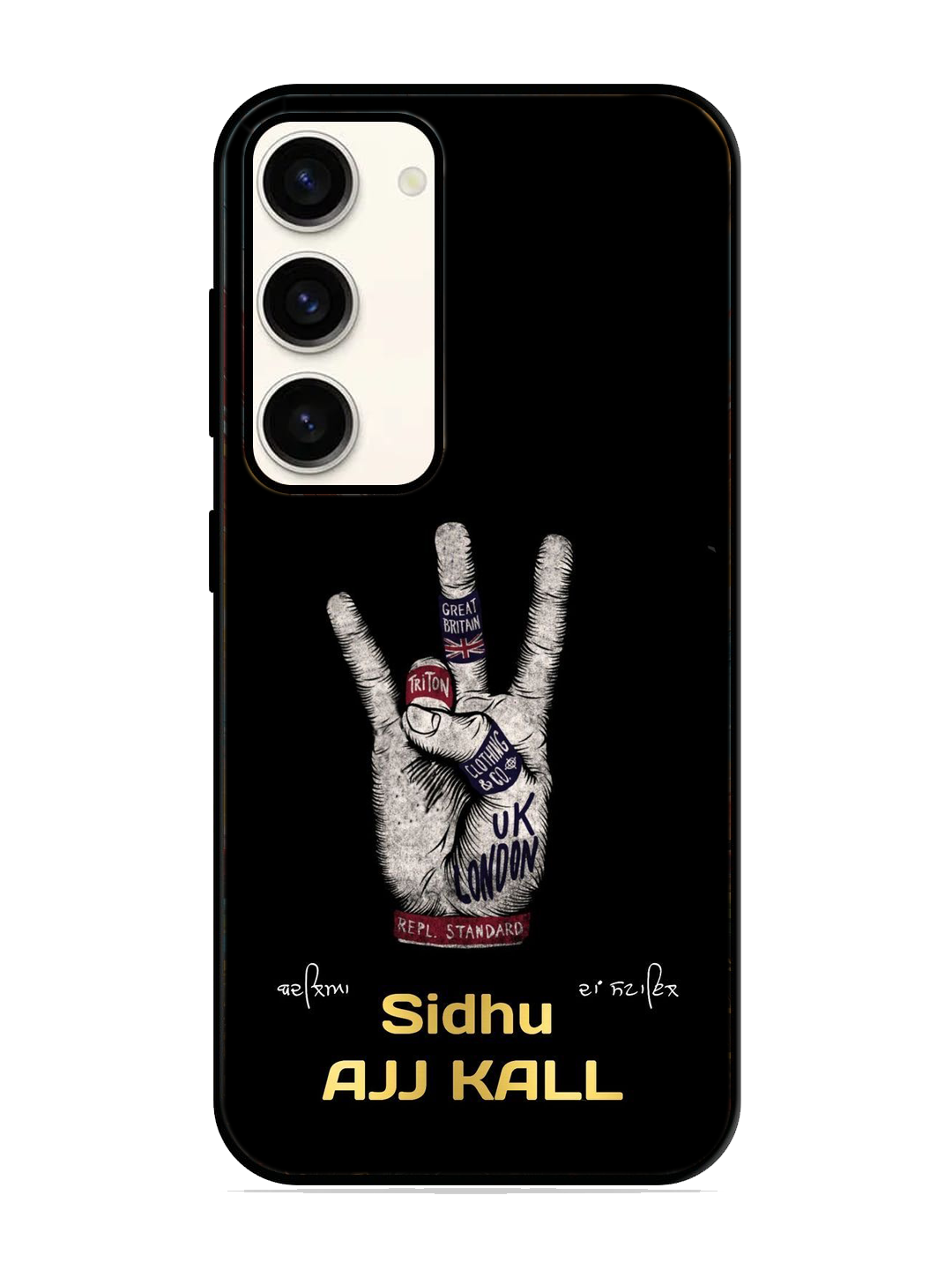 Sidhu Moosewala Print Glass Case for Samsung S23 (a97)