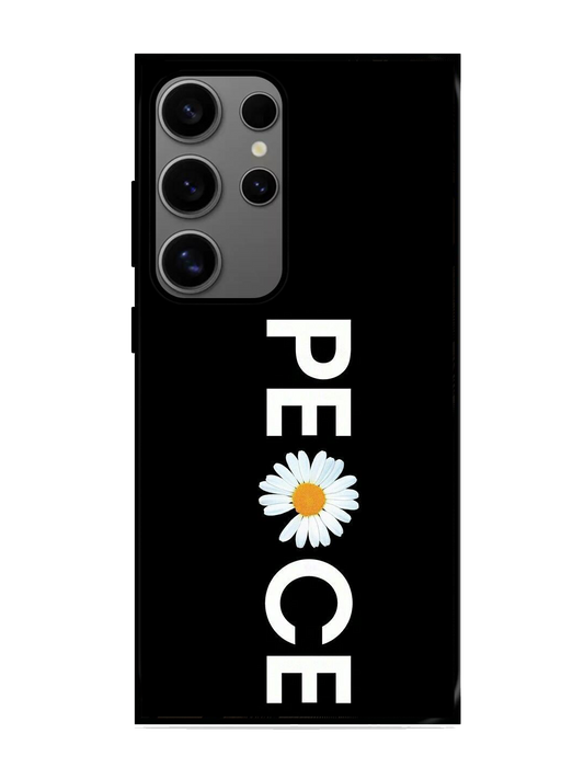 Peace Print Glass Case for Samsung S24 Ultra (A9)