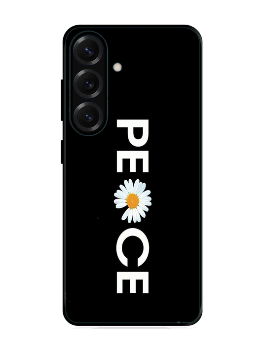 Peace Print Glass Case for Samsung S25 (A9)