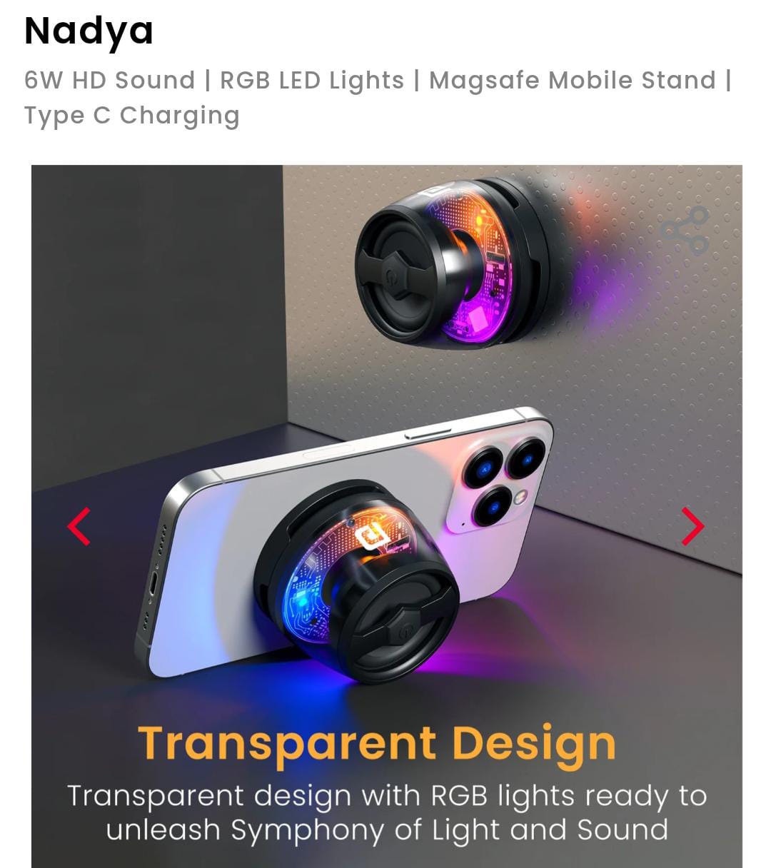 NADYA Magnetic Bluetooth Speaker