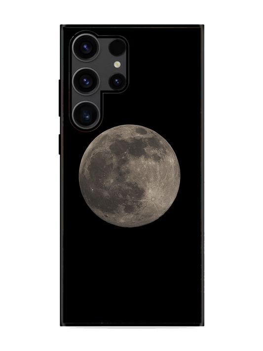 Moon Print Glass Case for Samsung S23 Ultra (a102)