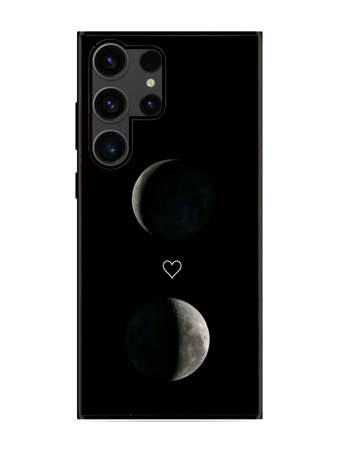 Moon Print Glass Case for Samsung S23 Ultra (a105)
