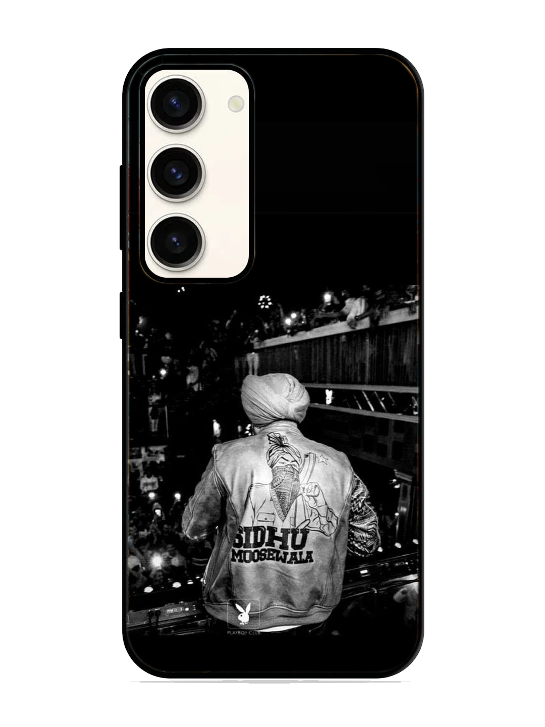 Sidhu Moosewala Print Glass Case for Samsung S23 (a10)