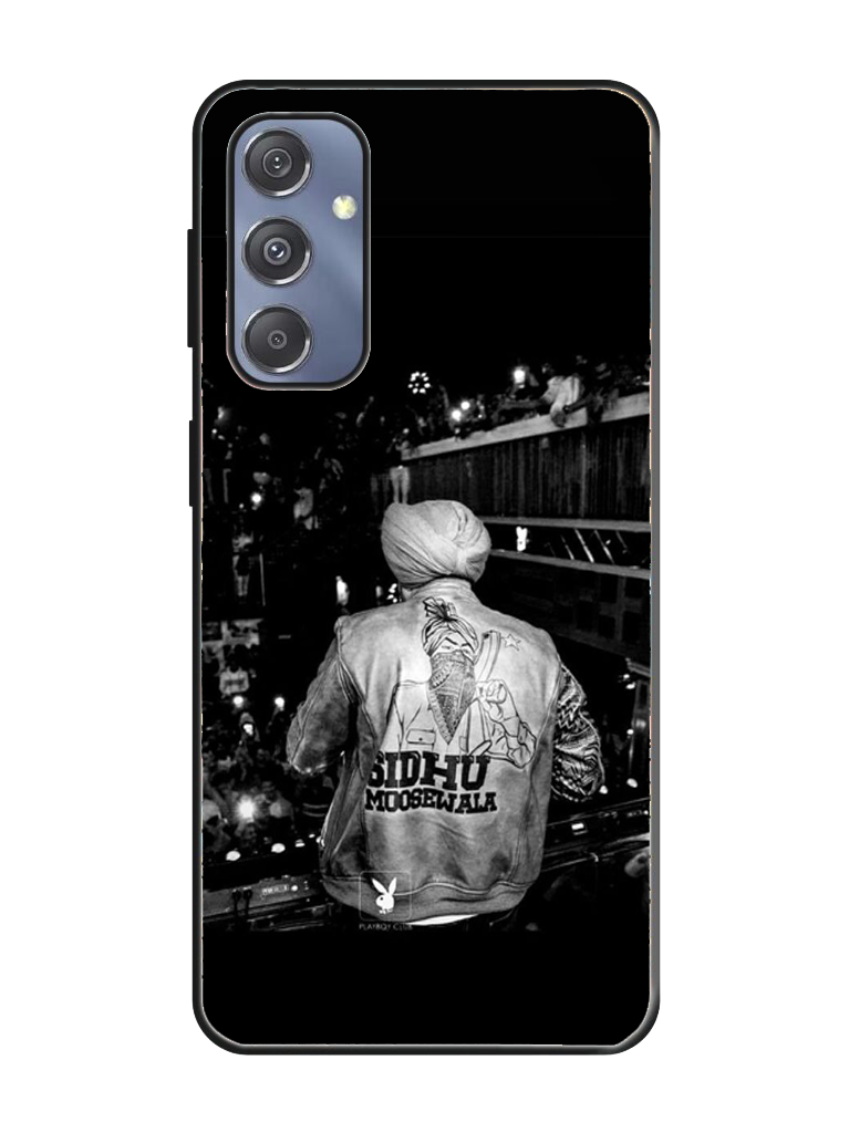 Sidhu Moosewala Print Glass Case for Samsung S23 Fe (a10)
