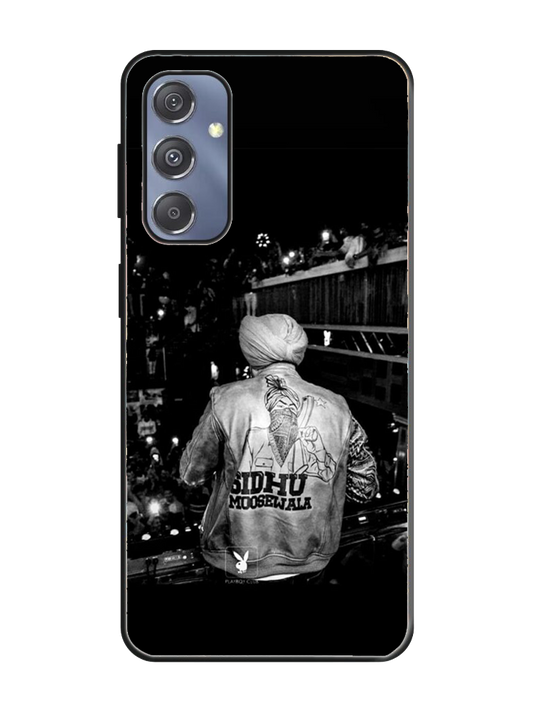 Sidhu Moosewala Print Glass Case for Samsung S23 Fe (a10)