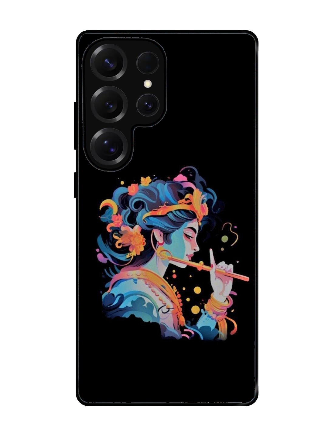 Lord Krishna Glass Case for Samsung S25 Ultra (A112)