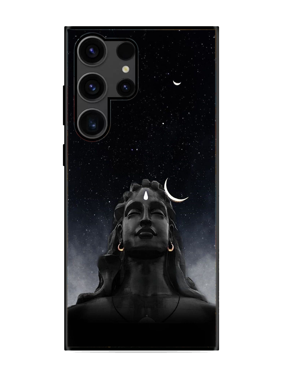 Lord Shiva Print Glass Case for Samsung S23 Ultra (a117)