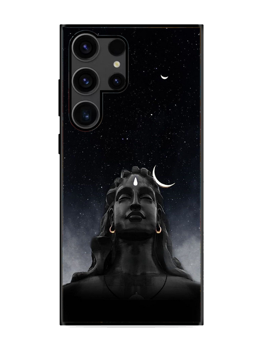 Lord Shiva Print Glass Case for Samsung S23 Ultra (a117)