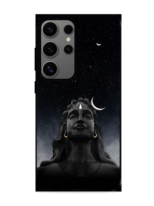 Lord Shiva Print Glass Case for Samsung S24 Ultra (A117)