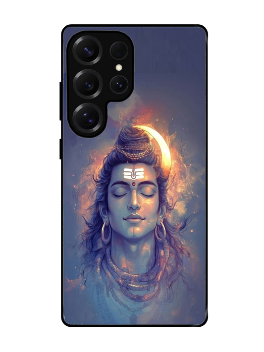Lord Shiva Glass Case for Samsung S25 Ultra (A119)