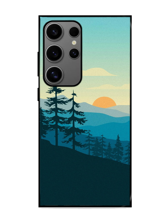 Premium Print Glass Case for Samsung S24 Ultra (A123)