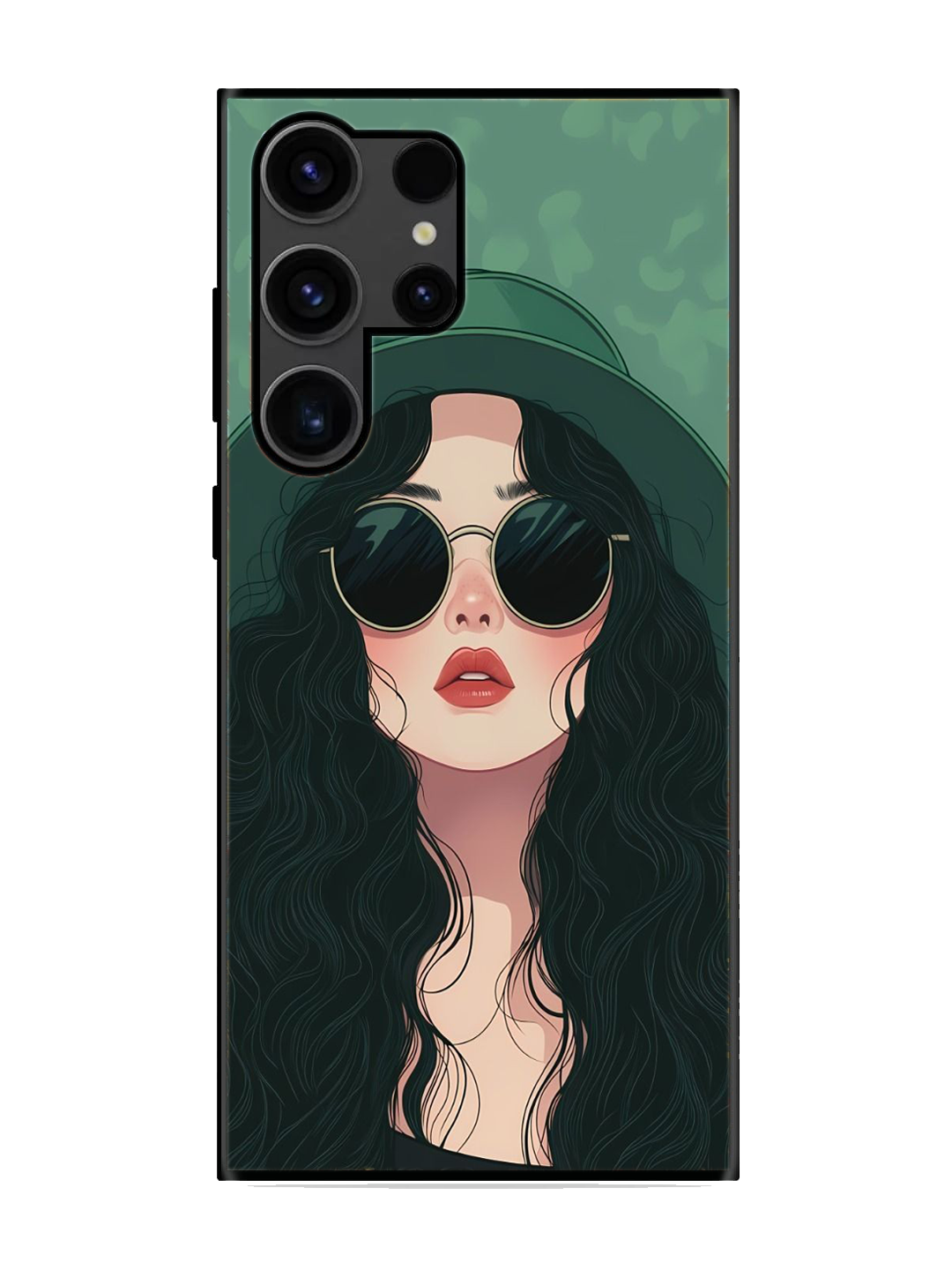 Premium Print Glass Case for Samsung S23 Ultra (a125)