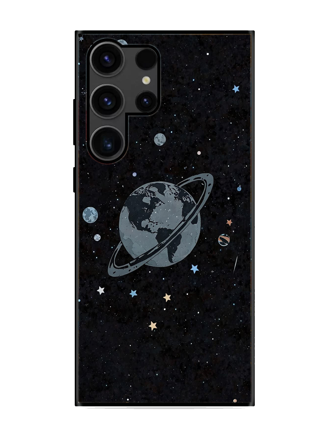 Space Print Glass Case for Samsung S23 Ultra (a126)