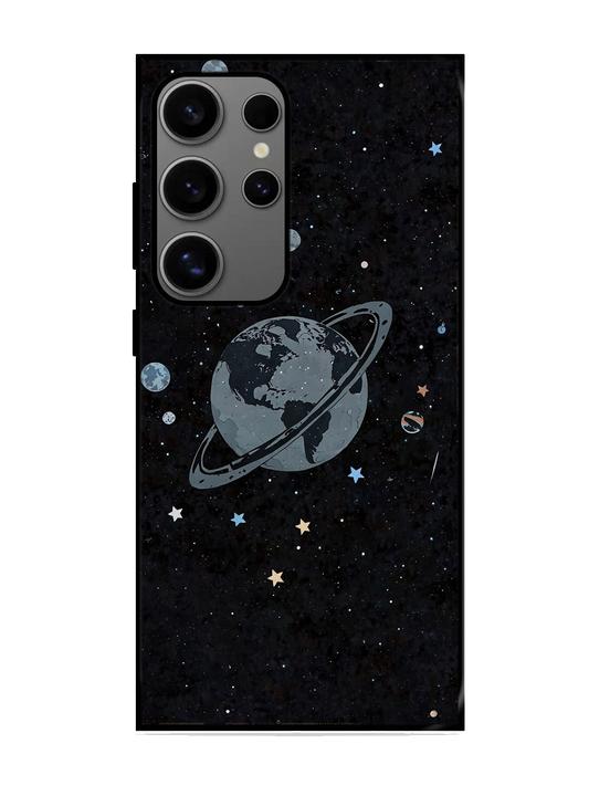 Space Print Glass Case for Samsung S24 Ultra (A126)