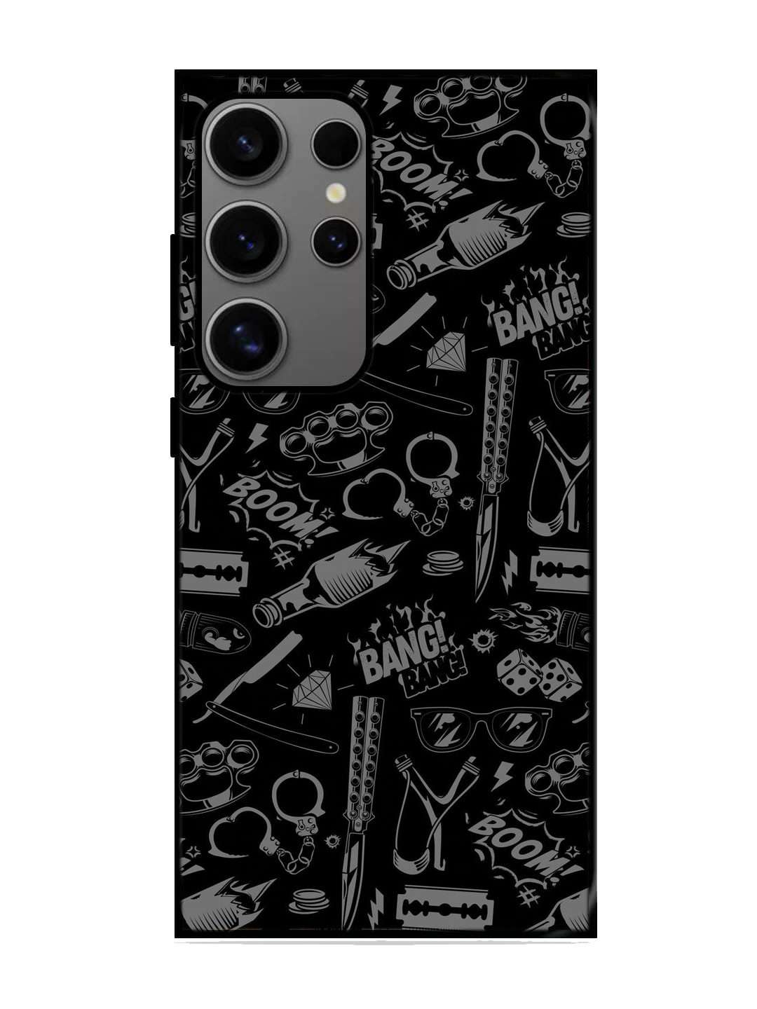 Premium Print Glass Case for Samsung S24 Ultra (A127)