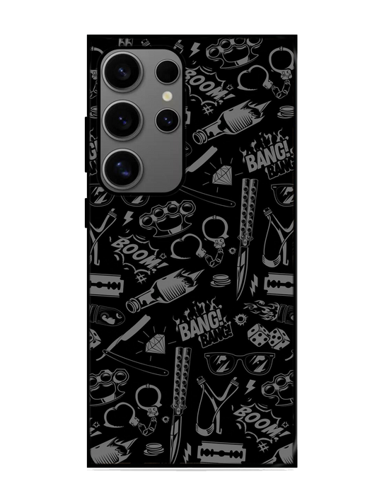 Premium Print Glass Case for Samsung S24 Ultra (A127)
