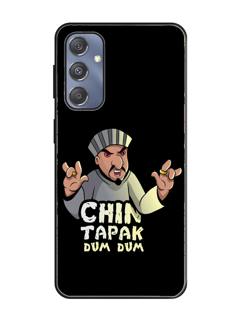 Chin Tapak Dum Dum Print Glass Case for Samsung S23 Fe (a12)