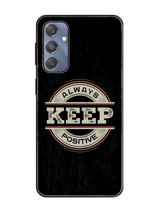 Always Keep Positive Print Glass Case for Samsung S24 (a131)
