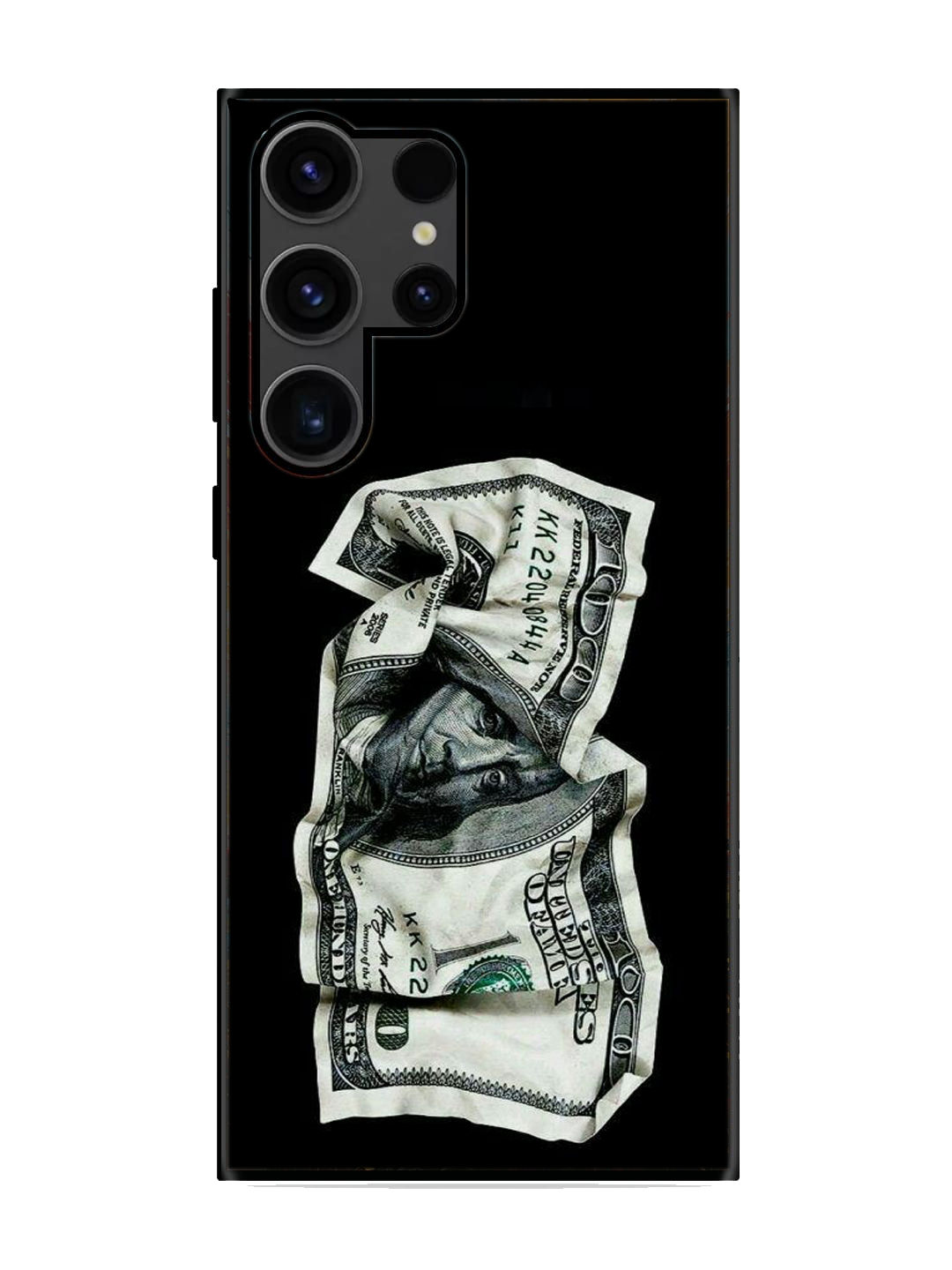 Dollar Print Glass Case for Samsung S23 Ultra (a135)