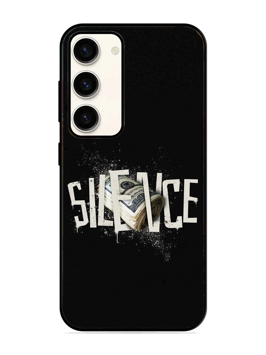Silence Print Glass Case for Samsung S23 (a14)