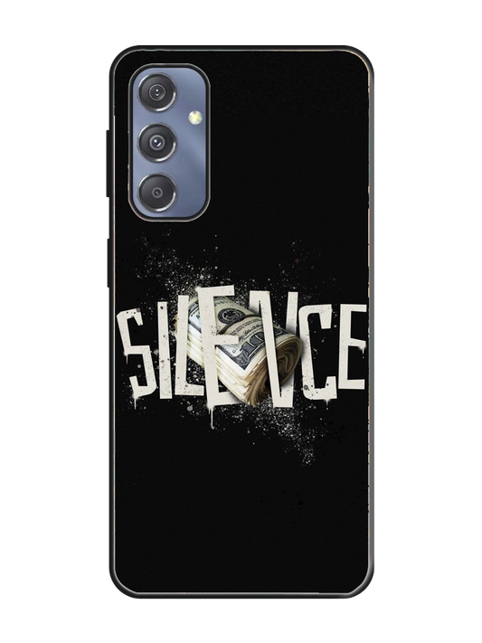 Silence Print Glass Case for Samsung S23 Fe (a14)