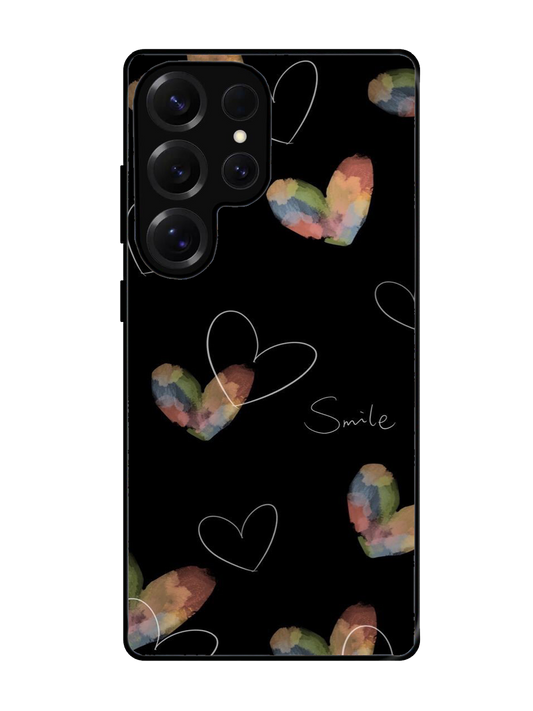 Heart Glass Case for Samsung S25 Ultra (A17)