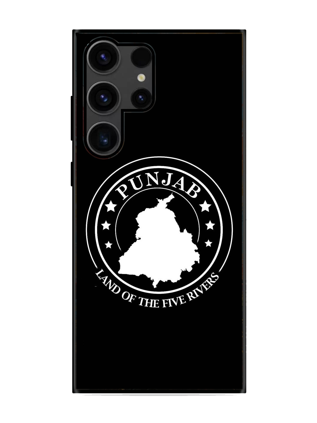 Punjab Print Premium Glass Case for Samsung S23 Ultra (a25)