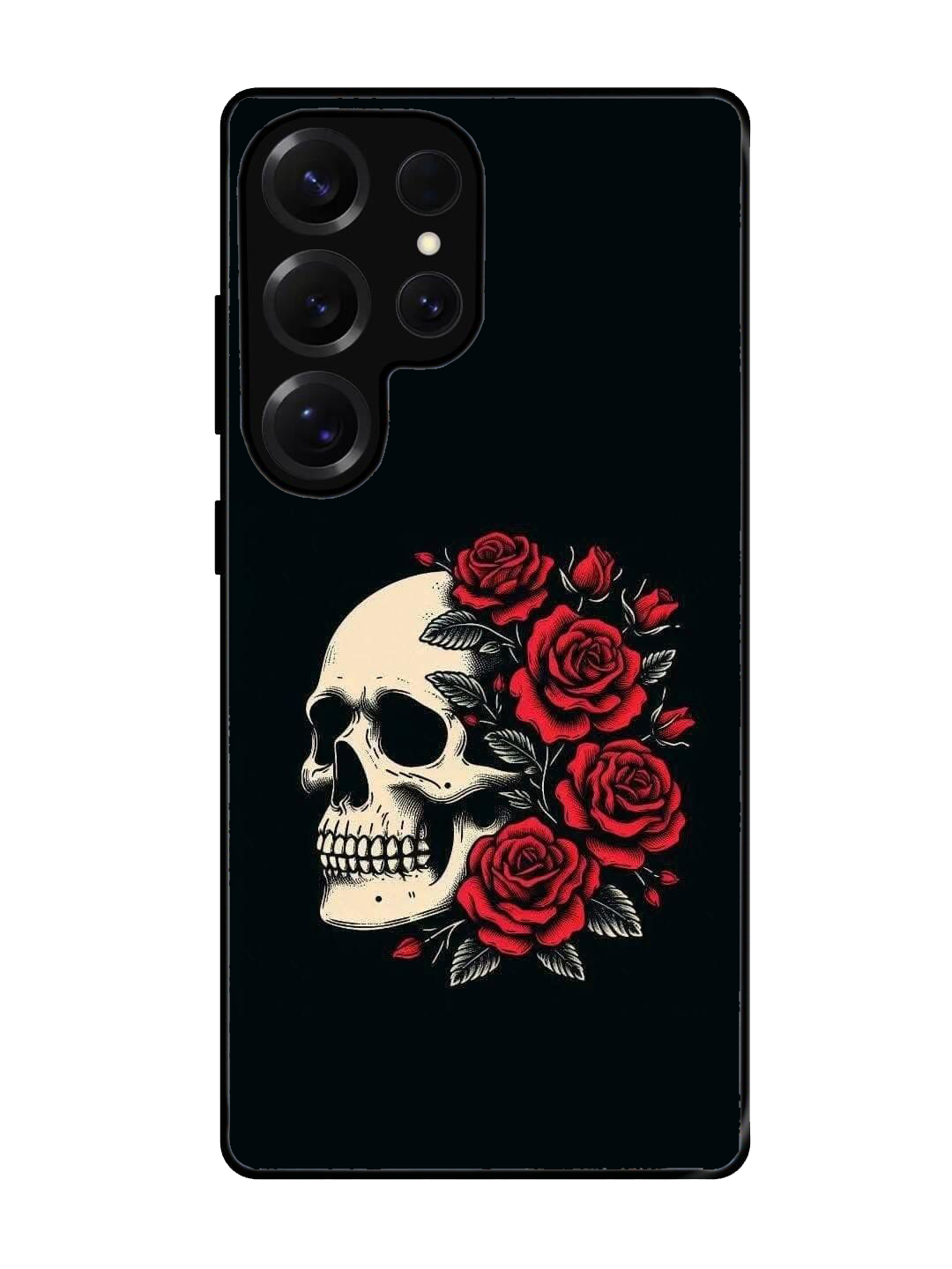 Skull Glass Case for Samsung S25 Ultra (A26)