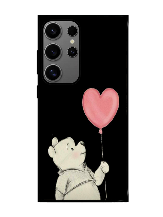 Heart Print Glass Case for Samsung S24 Ultra (A27)