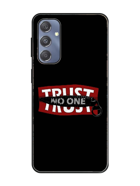 Trust No One Print Glass Case for Samsung S23 Fe (a2))