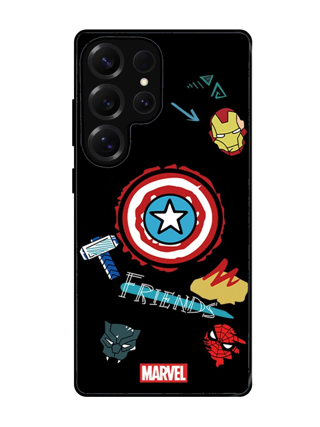 Marvel Glass Case for Samsung S25 Ultra (A30)