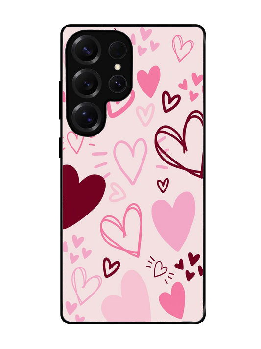 Heart Glass Case for Samsung S25 Ultra (A31)