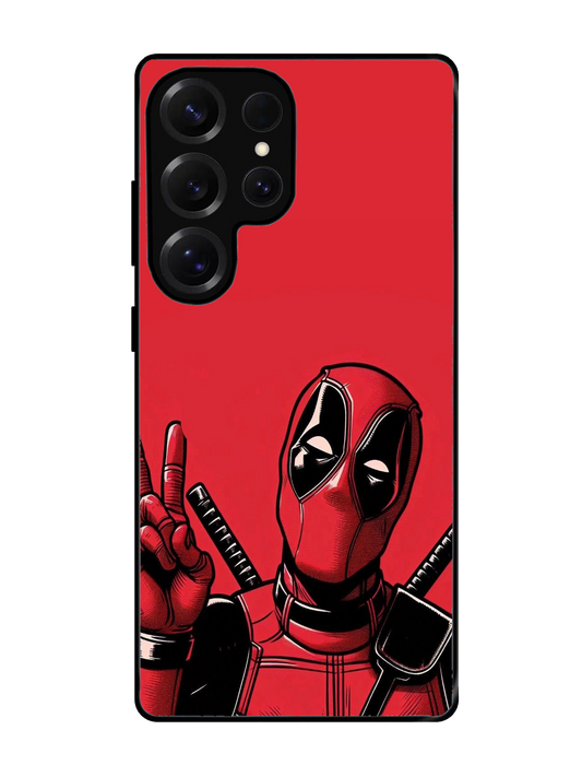 DeadPool Glass Case for Samsung S25 Ultra (A34)