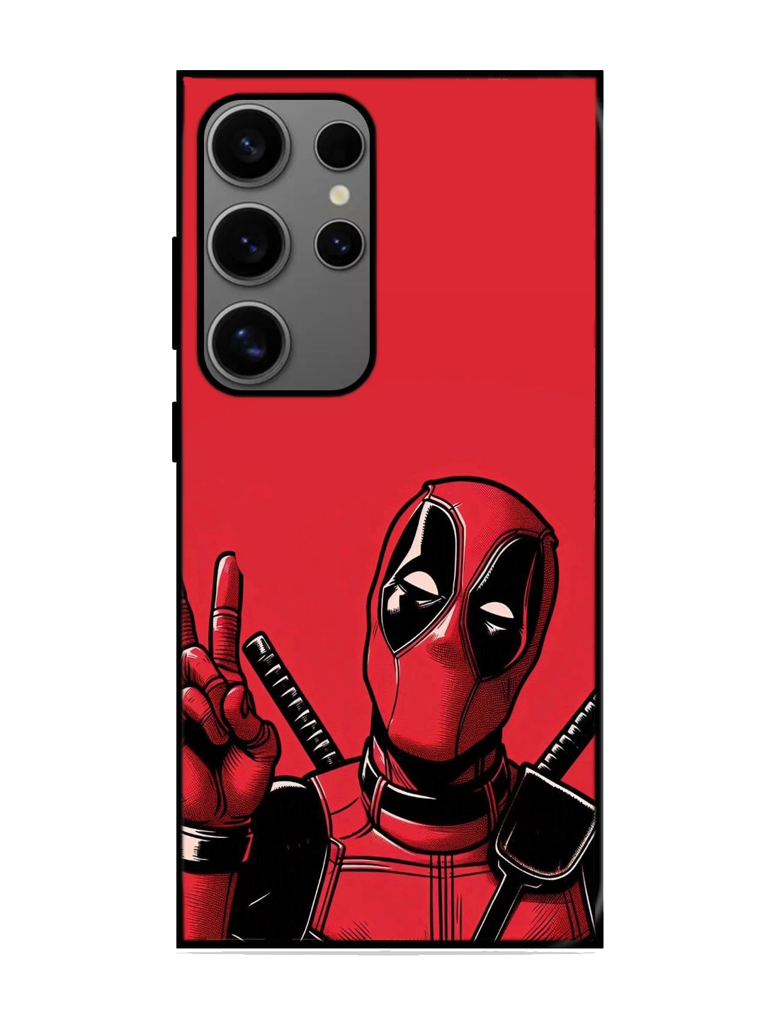 Deadpool Print Glass Case for Samsung S24 Ultra (A34)