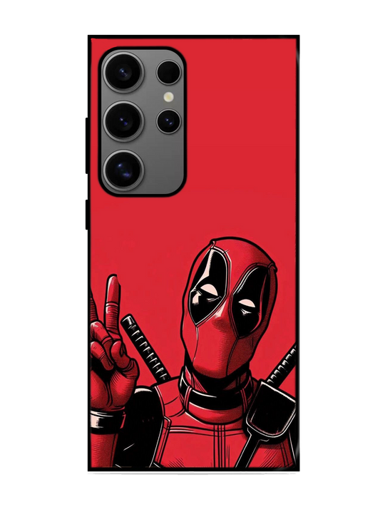 Deadpool Print Glass Case for Samsung S24 Ultra (A34)