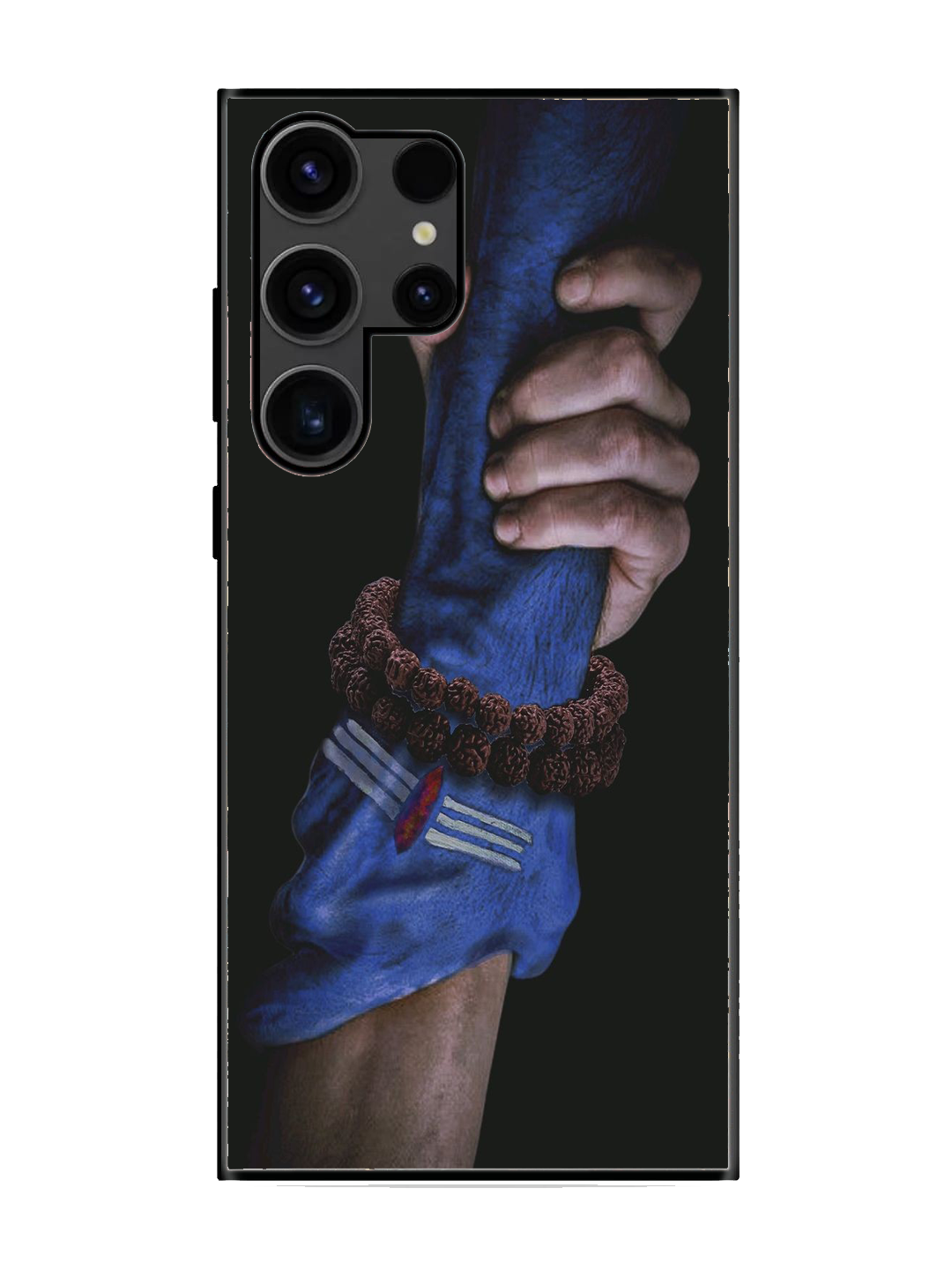 Mahadev Print Premium Glass Case for Samsung S23 Ultra (a36)