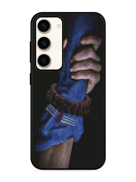 Mahadev Print Glass Case for Samsung S23 (a36)