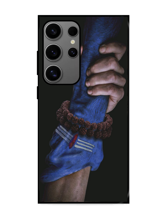 Mahadev Print Glass Case for Samsung S24 Ultra (A36)