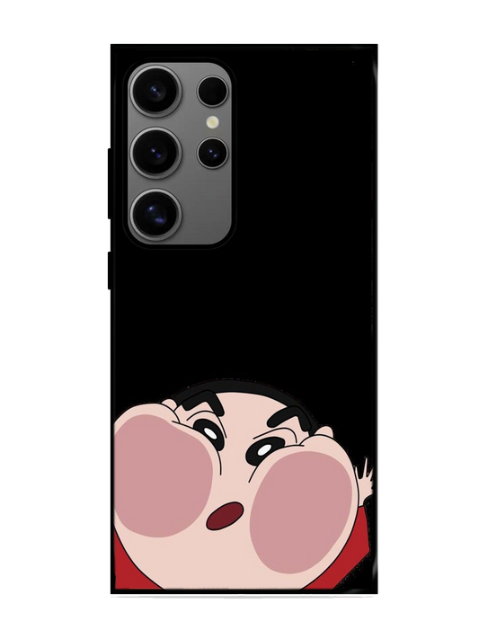 Shin Chan Print Glass Case for Samsung S24 Ultra (A41)