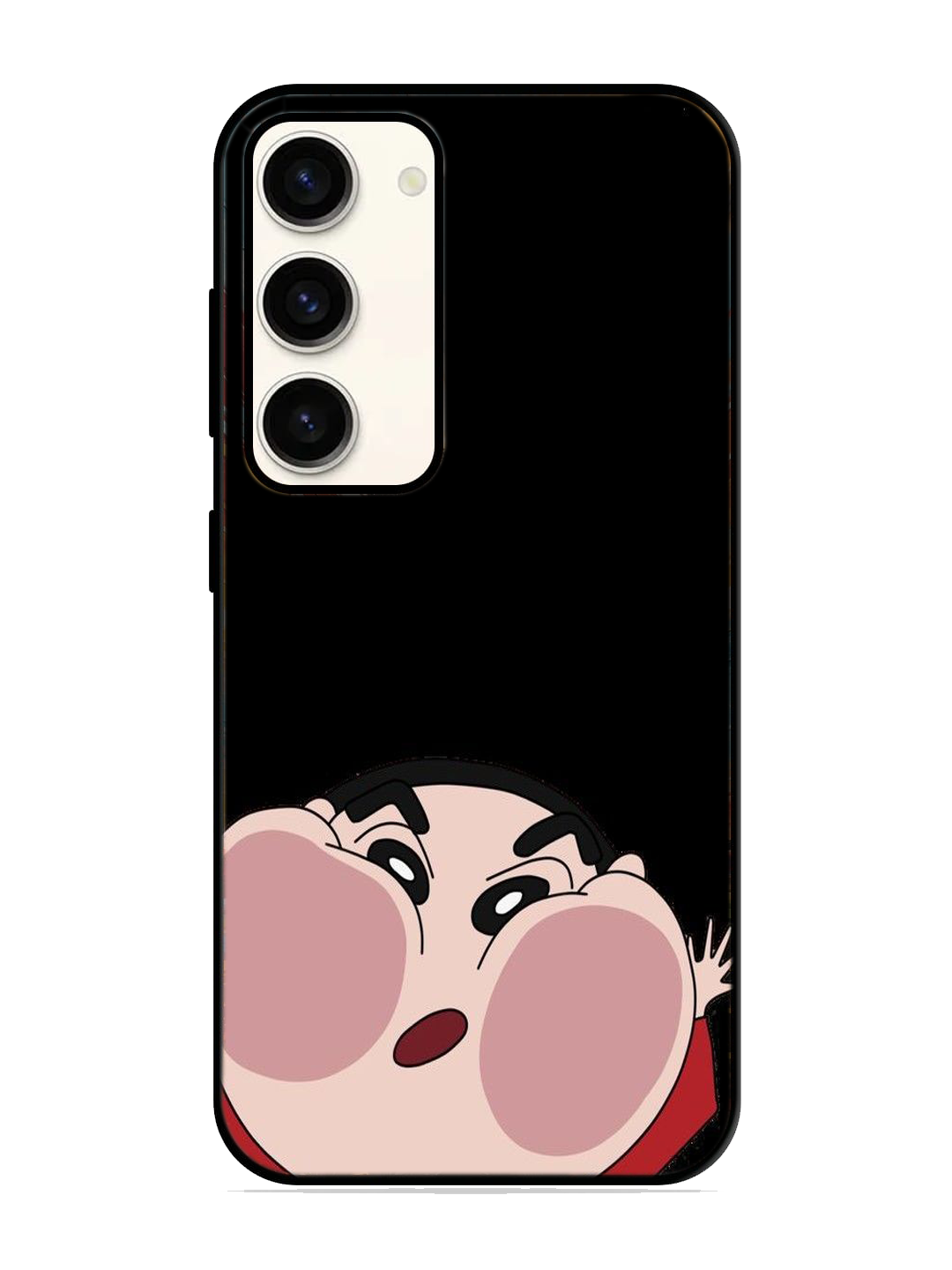 Shin Chan Print Glass Case for Samsung S23 (a41)