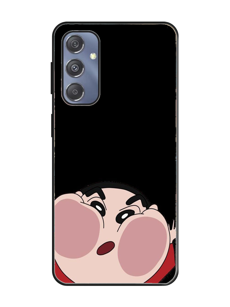 Shinchan Print Glass Case for Samsung S23 Fe (a41)