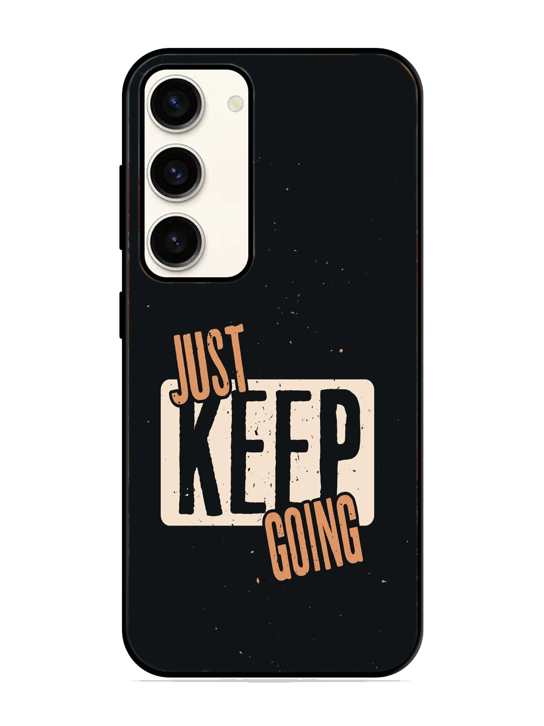 Just Keep Going Print Glass Case for Samsung S23 (a42)