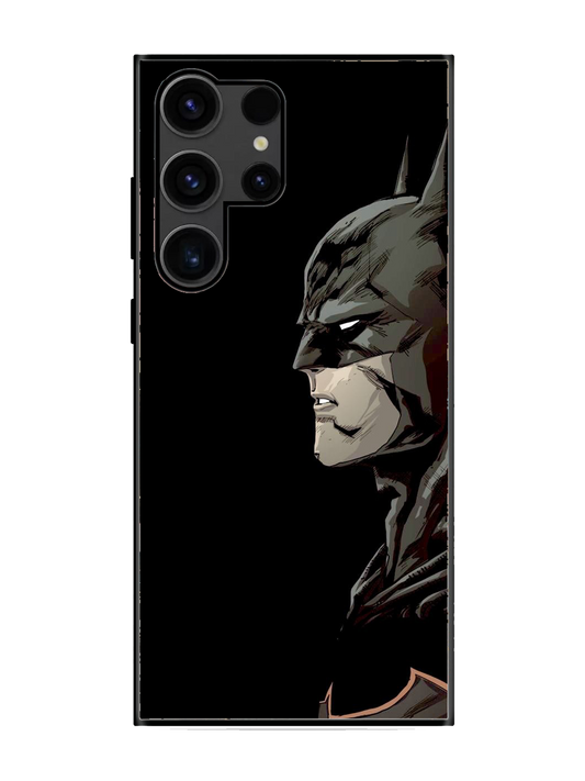 Batman Print Glass Case for Samsung S23 Ultra (a43)