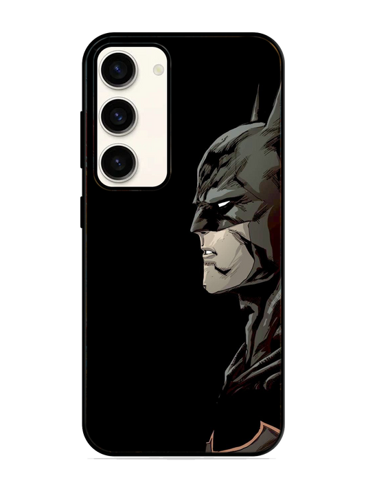 Batman Print Glass Case for Samsung S23 (a43)