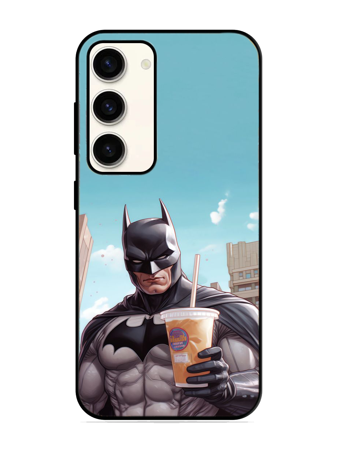 Batman Print Glass Case for Samsung S23 (a46)